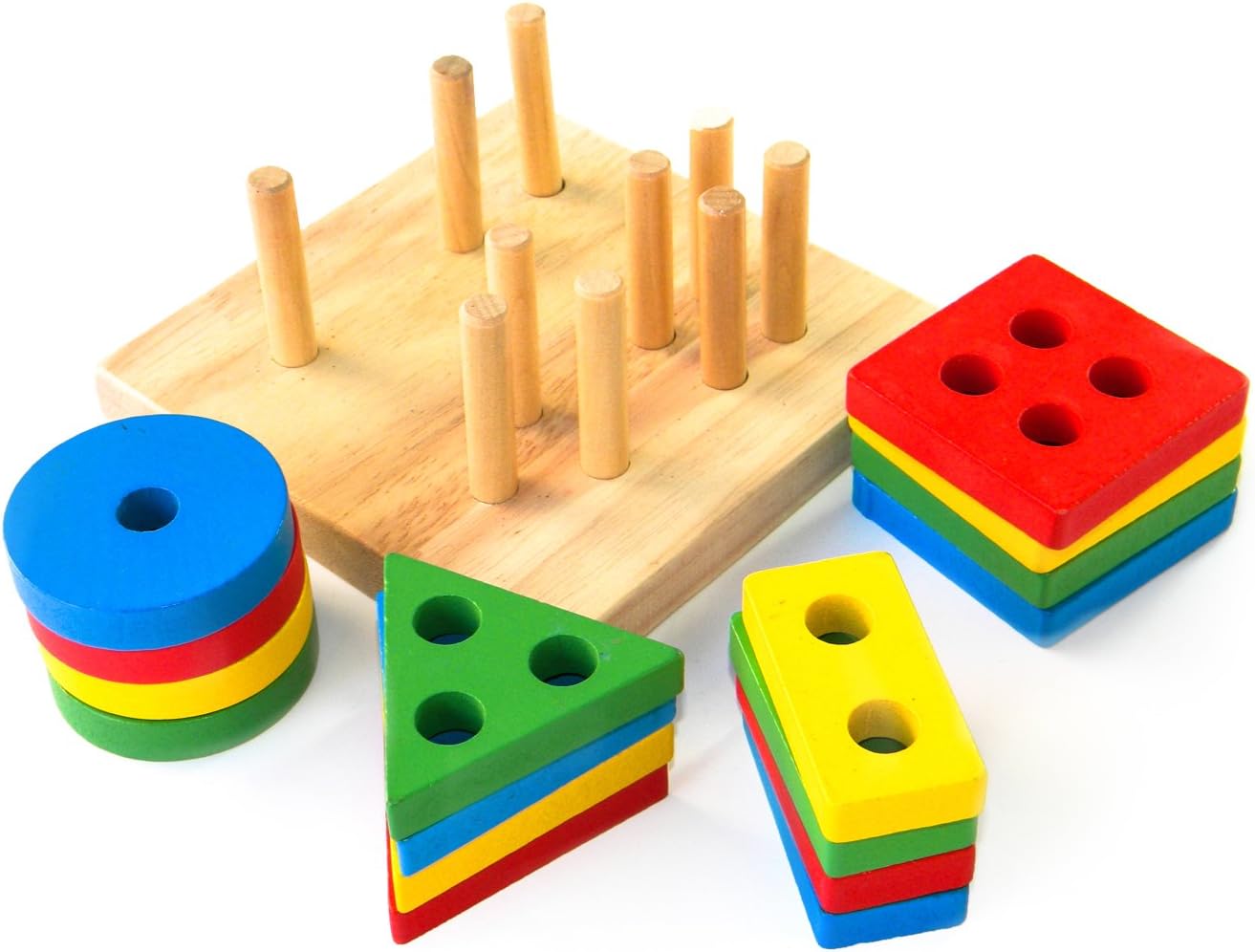 16pc Wooden Montessori Toy