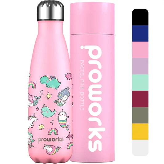 🦄 Unicorns & Mermaids Insulated Stainless Steel Bottle 🧜‍♀️