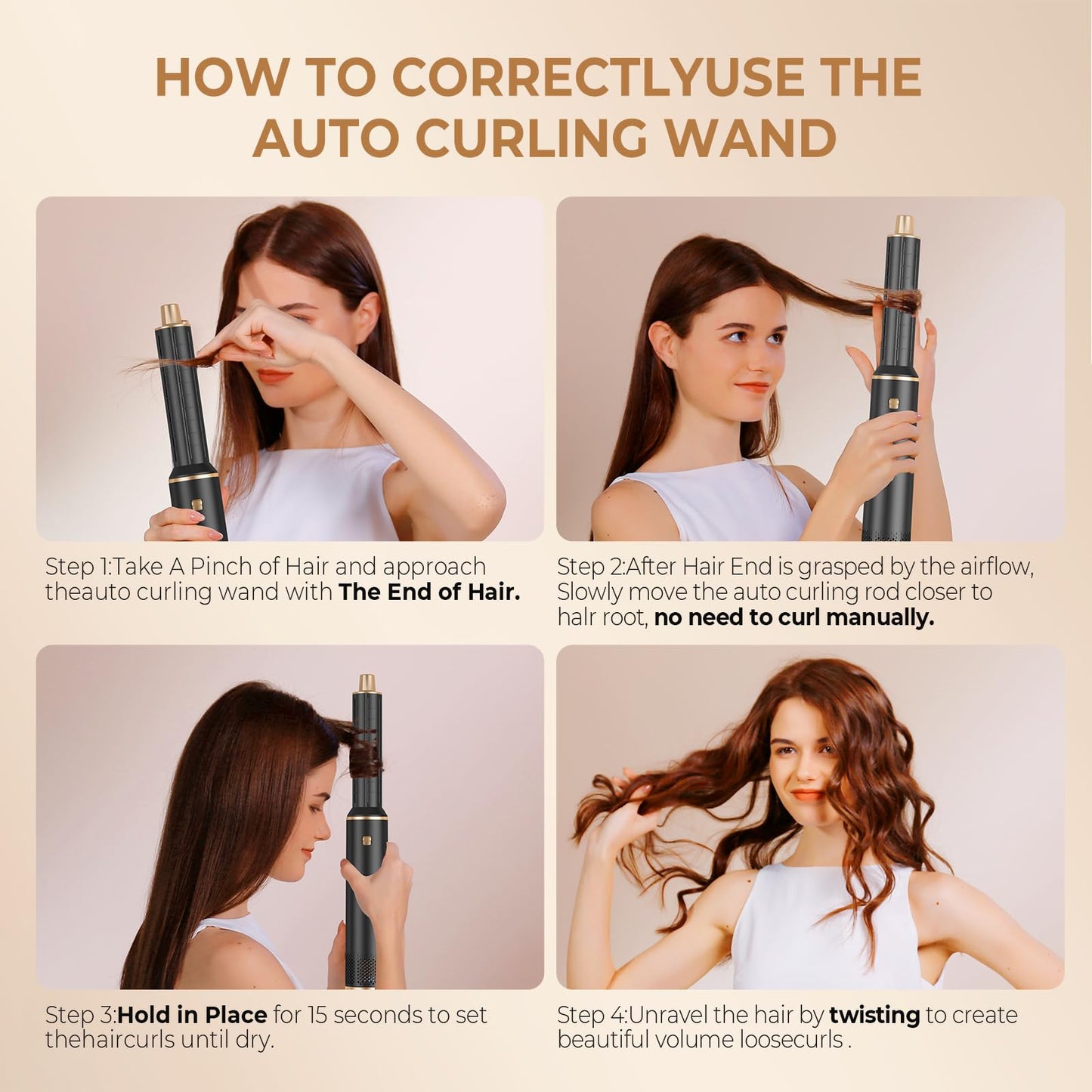 5 in 1 Hair Dryer Brush Multifunctional Air Styler - Black