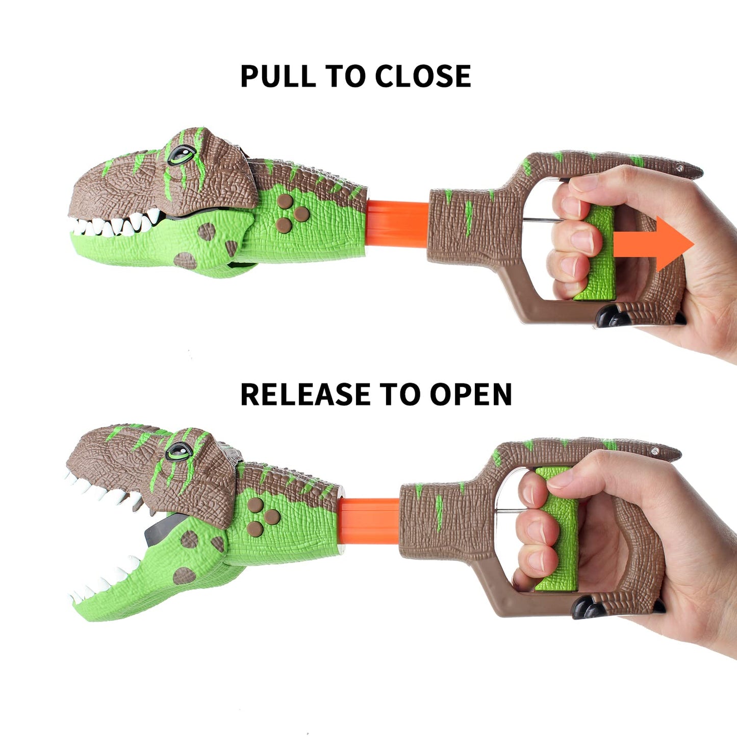 34cm Dinosaur Chomper Toy with Lights & Sounds Grabber Claw