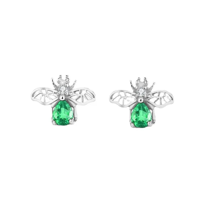 💚🐝 Sterling Silver 925 Bee Earrings 🐝💚