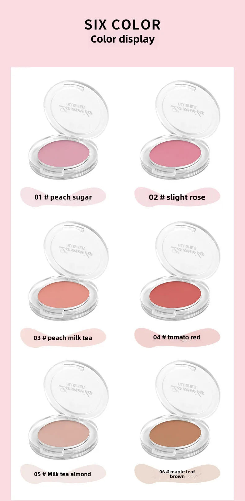 🌸 Lamera Blush Face Brightening Rouges🌸