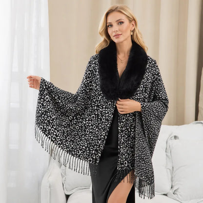 One Size Leopard Print Shawls