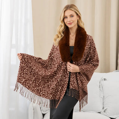 One Size Leopard Print Shawls