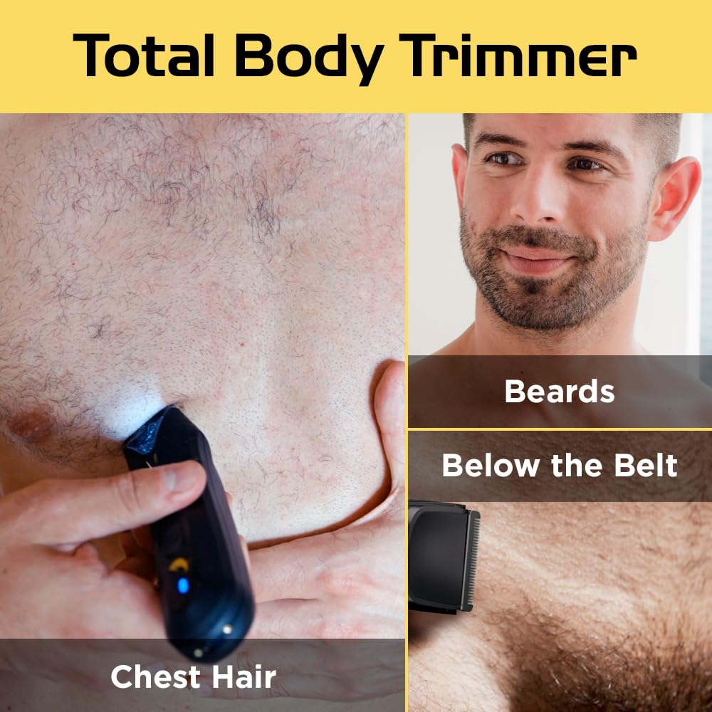 The Tamer Manscaper: Premium Waterproof Body Hair Trimmer for Men