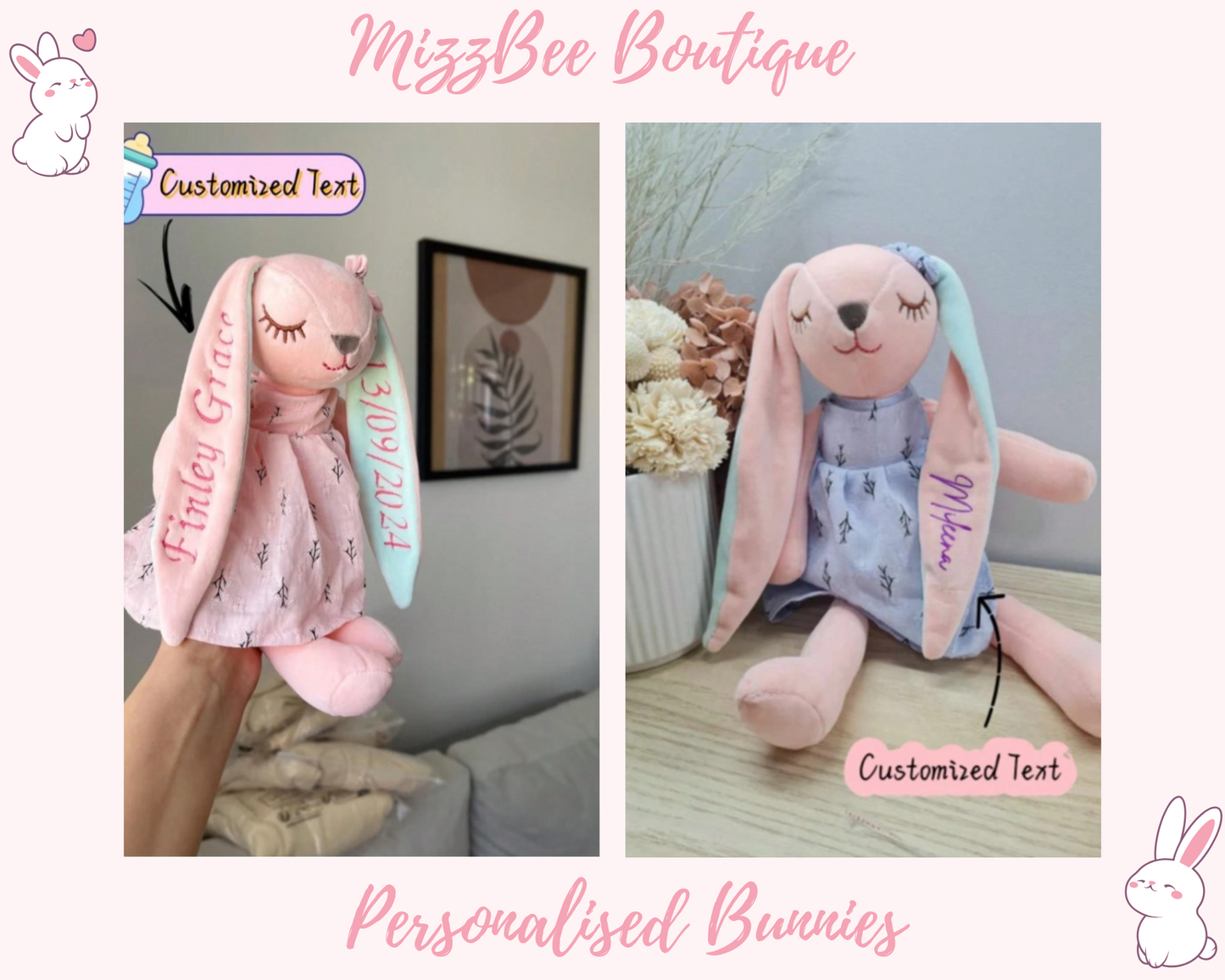 🐰 Personalised Bunnies 🐰