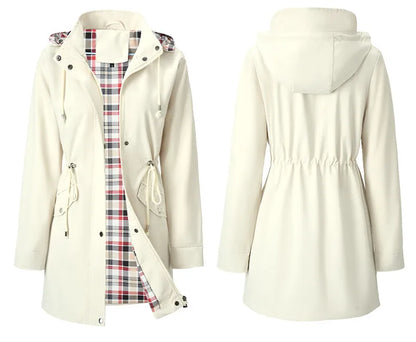 Elegant Plaid Trench Coats (Multiple Colour Options!)