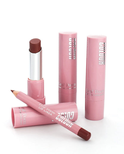 💄 Long-Lasting Waterproof Lip Liner & Lipstick Set 💋