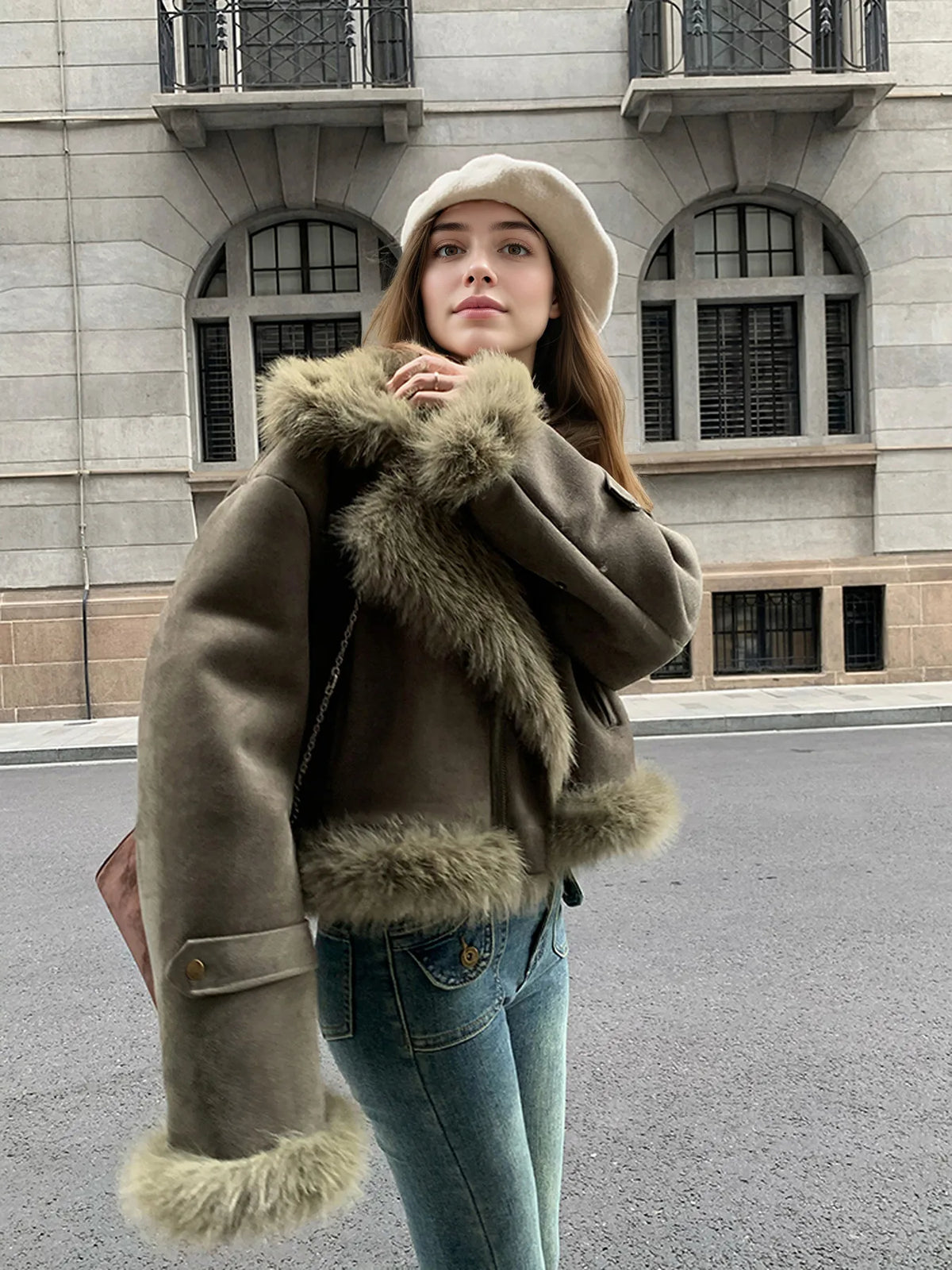 Fur Jackets (2 Colour Choices!)