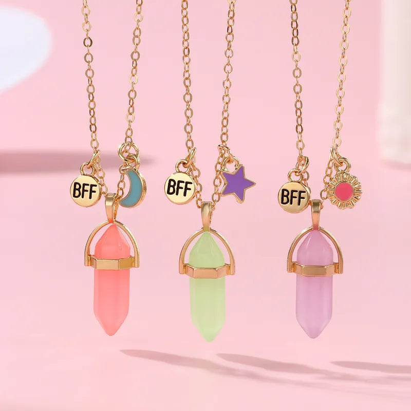 💎✨ 3pc Crystal Best Friend Necklace Set ✨💎