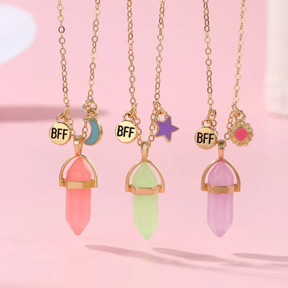 💎✨ 3pc Crystal Best Friend Necklace Set ✨💎