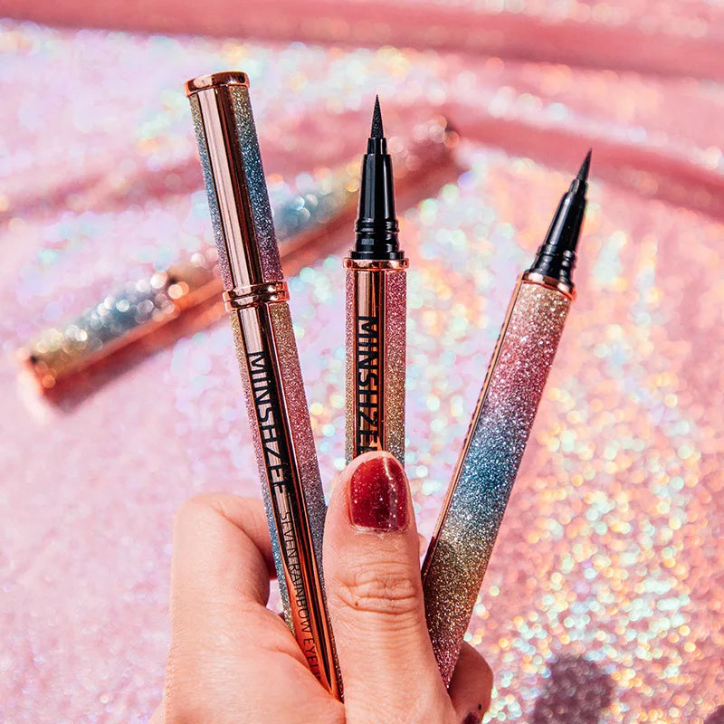 🌈✨ Rainbow Glitter Eyeliner ✨🌈