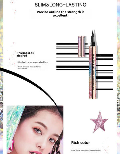 🌈✨ Rainbow Glitter Eyeliner ✨🌈