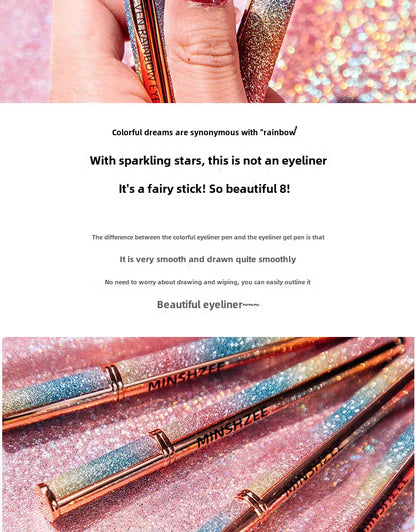 🌈✨ Rainbow Glitter Eyeliner ✨🌈
