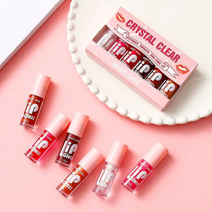 💄✨ Magic House Beauty Lip Care Set – 6 Piece Gloss Garden ✨💄
