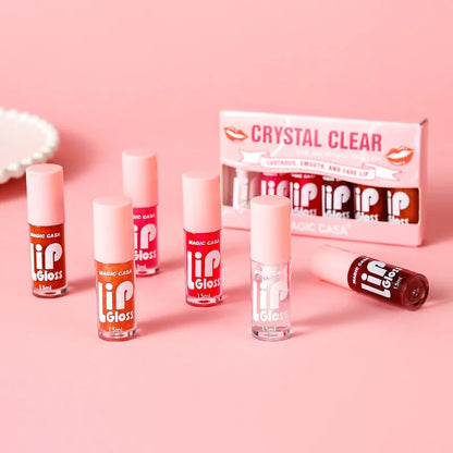 💄✨ Magic House Beauty Lip Care Set – 6 Piece Gloss Garden ✨💄