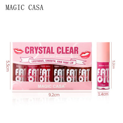 💄✨ Magic House Beauty Lip Care Set – 6 Piece Gloss Garden ✨💄