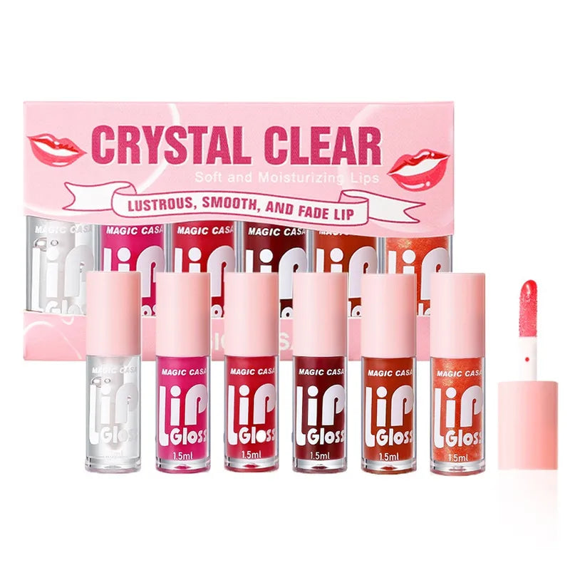 💄✨ Magic House Beauty Lip Care Set – 6 Piece Gloss Garden ✨💄