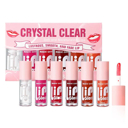 💄✨ Magic House Beauty Lip Care Set – 6 Piece Gloss Garden ✨💄