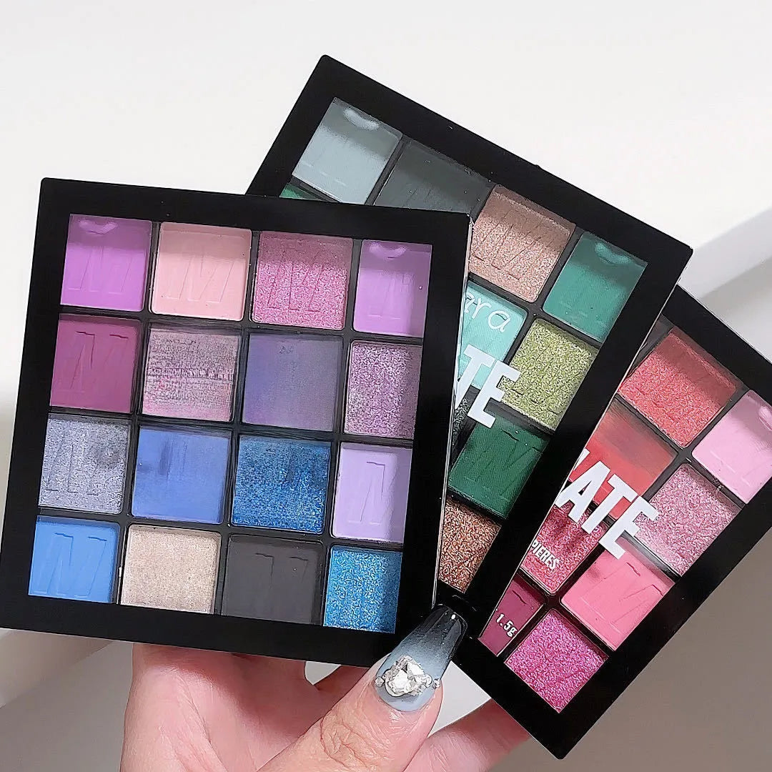 🎨 16-Colour Eyeshadow Palettes 🎨