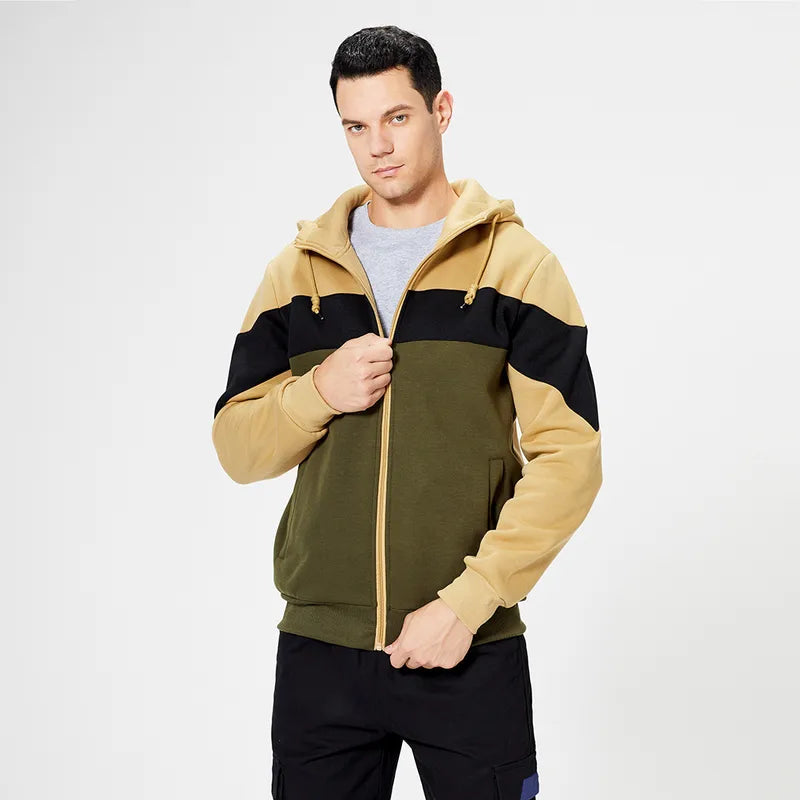 🍂 Men’s Fleece Zip-Up Jackets (4 Colour Combinations To Choose From!) 🍂