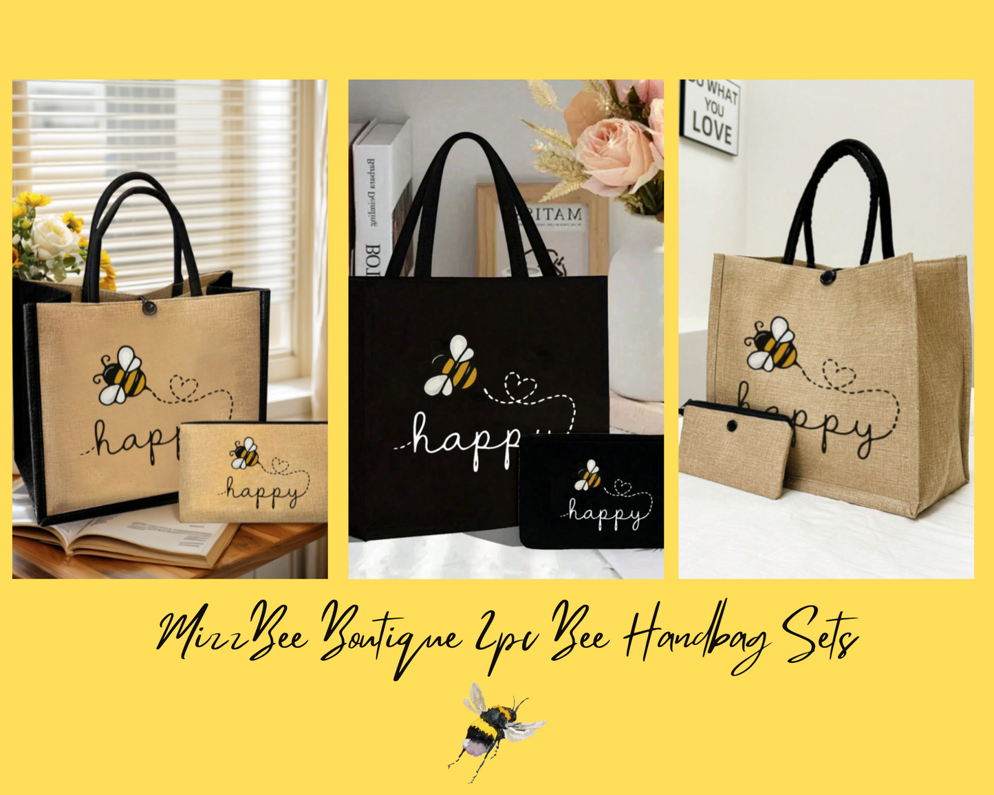 🐝 2pc Bee Handbag Set 🐝