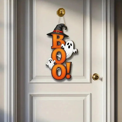 👻 “BOO” Halloween Wooden Hanging Ornament 👻