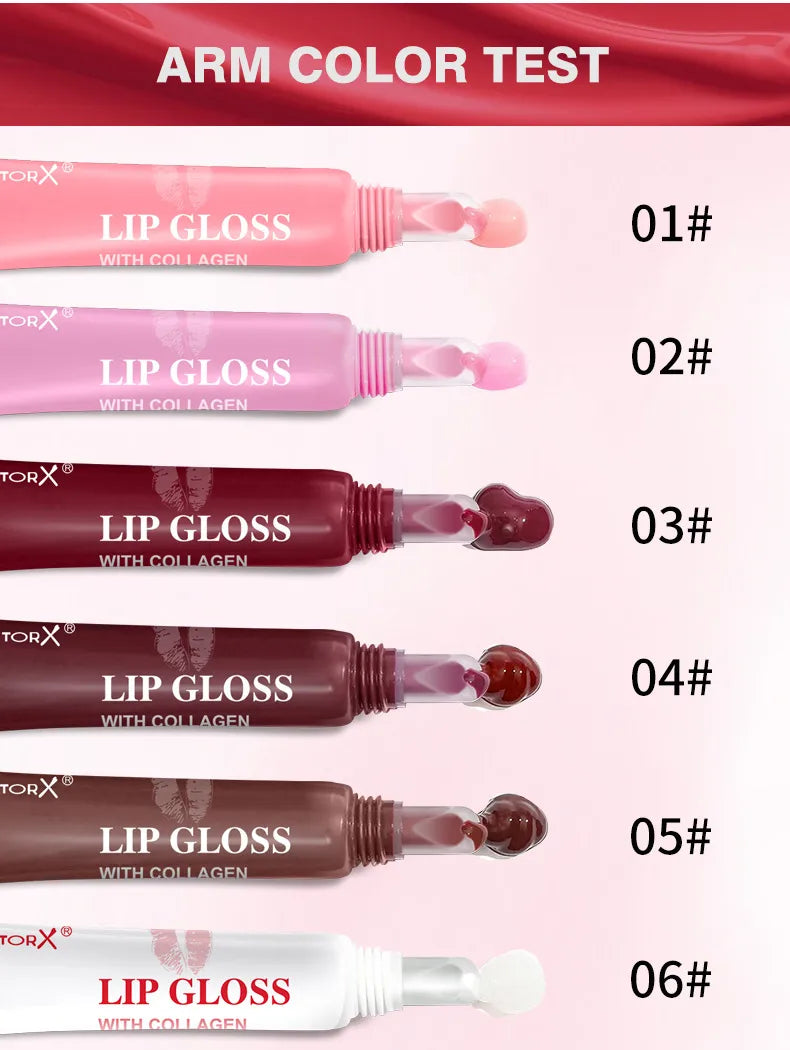 💋 6pc Moisturizing Coloured Lip Gloss Set 💋