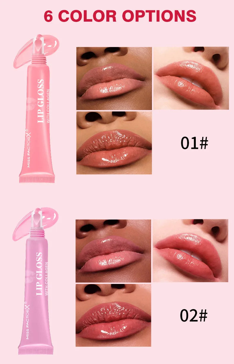 💋 6pc Moisturizing Coloured Lip Gloss Set 💋