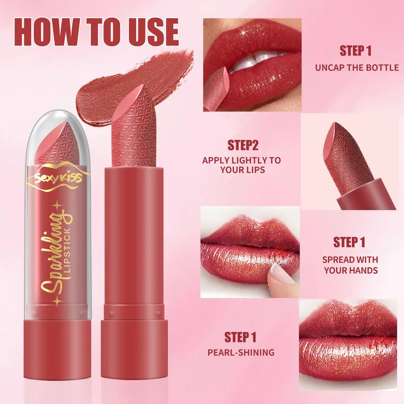 💄 6pc Moisturizing Pearl Lipstick Set 💄