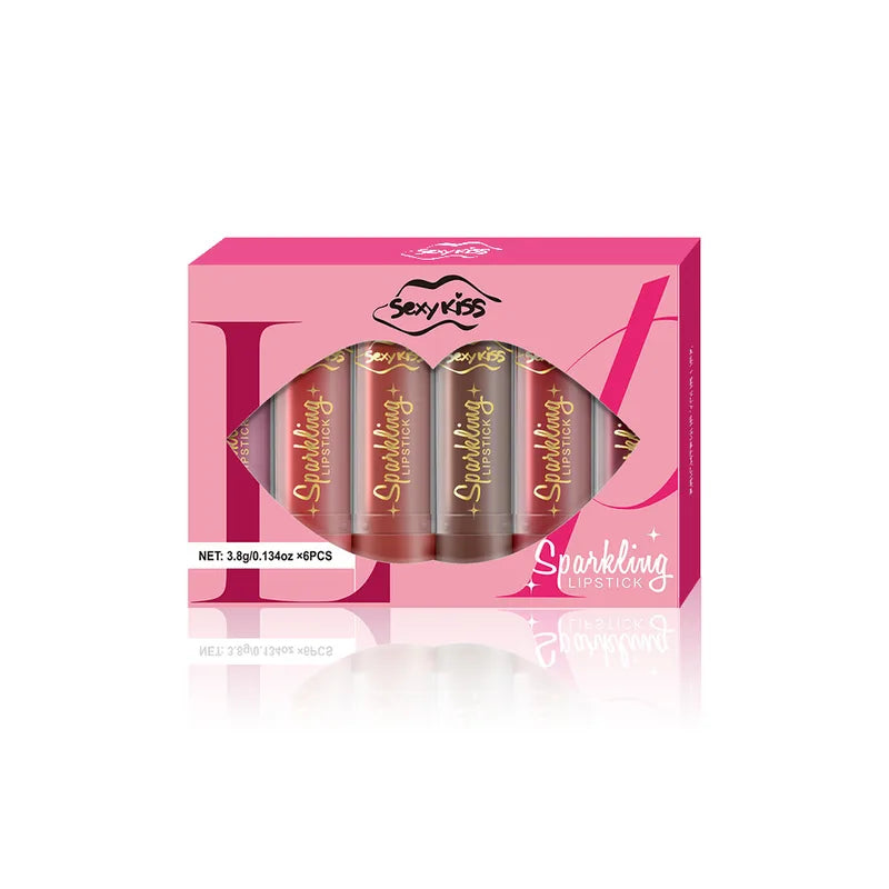 💄 6pc Moisturizing Pearl Lipstick Set 💄