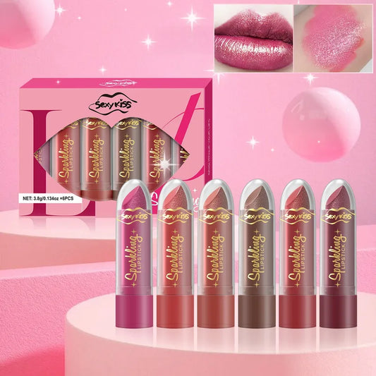 💄 6pc Moisturizing Pearl Lipstick Set 💄