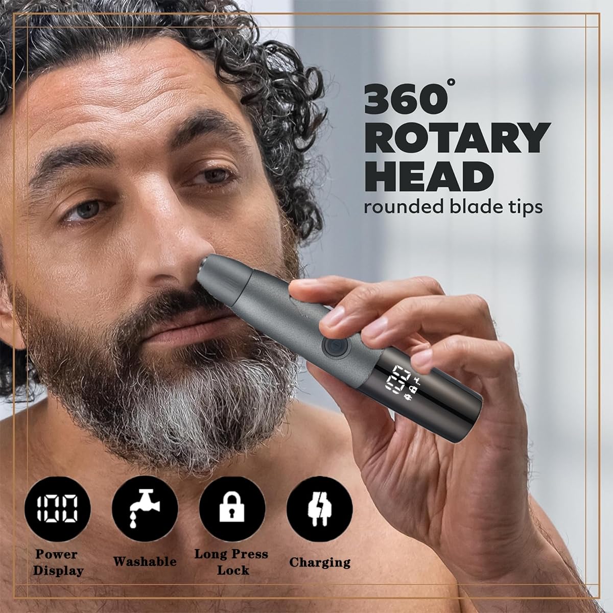 Ear and Nose Hair Trimmer for Men