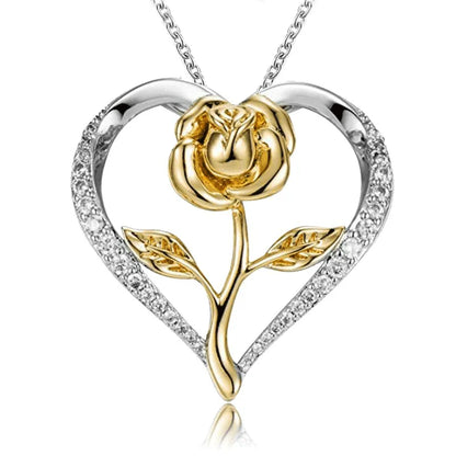 🌹 Diamante Rose Necklaces 🌹