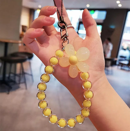 🌸✨ Sweet Flower Beaded Mobile Phone Chains ✨🌸