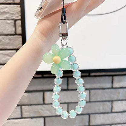 🌸✨ Sweet Flower Beaded Mobile Phone Chains ✨🌸