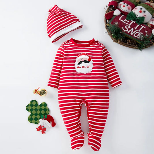 🎅❤️ Santa Baby 2pc Set – Hat & Onesie ❤️🎅