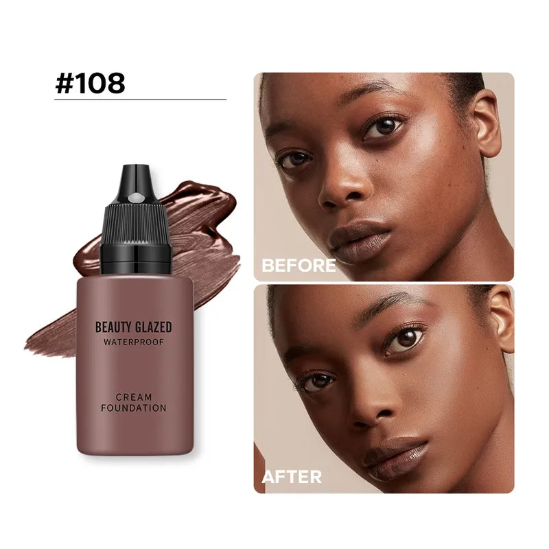 9-Colour Shades Solid Colour Foundation Cream