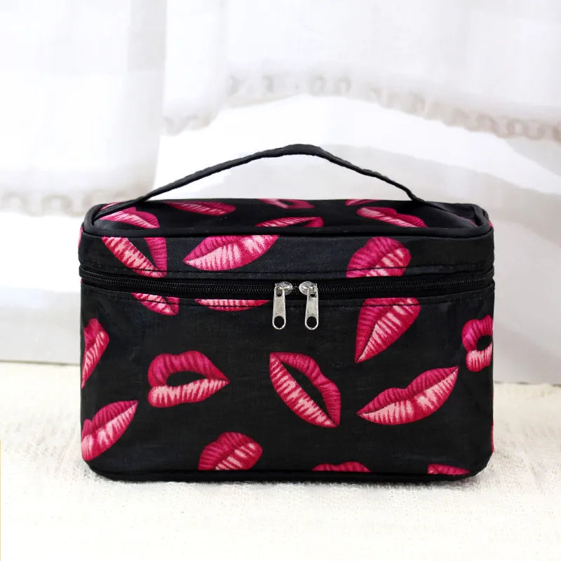 💄💋 Vintage Style Polyester Square Makeup Bags 💋💄
