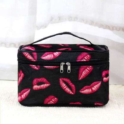 💄💋 Vintage Style Polyester Square Makeup Bags 💋💄