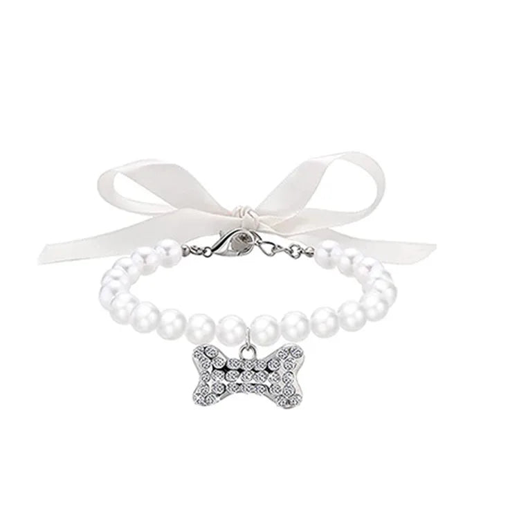 ✨🐾  Pearl Pet Necklace Collar 🐾✨