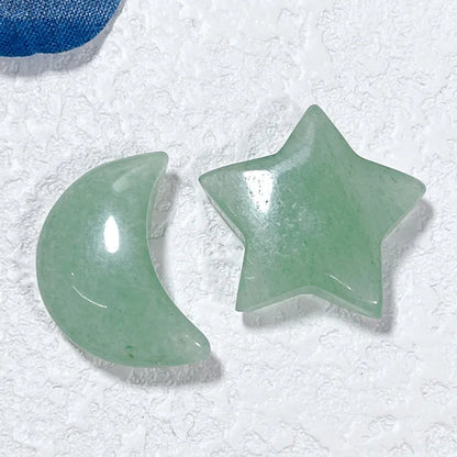 🌙⭐ 1 Pair Crystal Star & Moon Sets ⭐🌙