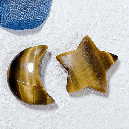 🌙⭐ 1 Pair Crystal Star & Moon Sets ⭐🌙