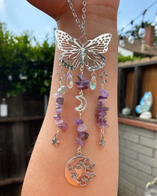 🦋 Amethyst Butterfly Sun Catcher 🦋