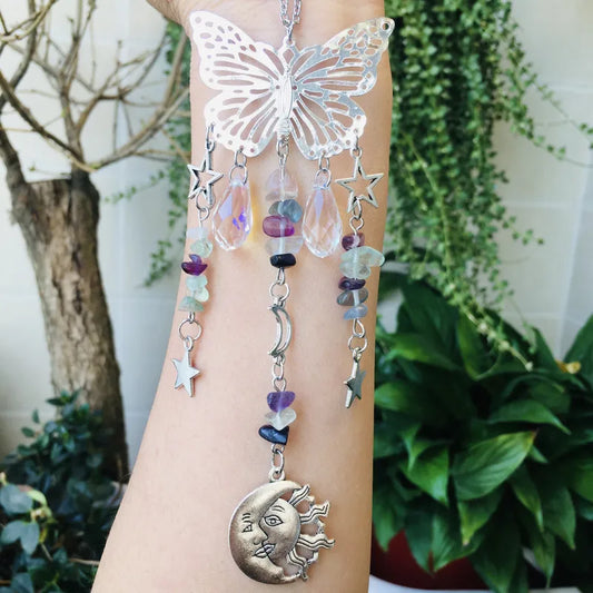 🦋 Fluorite Butterfly Sun Catcher 🦋
