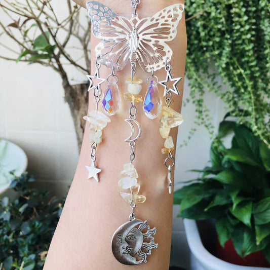 🦋 Citrine Butterfly Sun Catcher 🦋