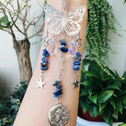 🦋 Lapis Lazuli Butterfly Sun Catcher 🦋