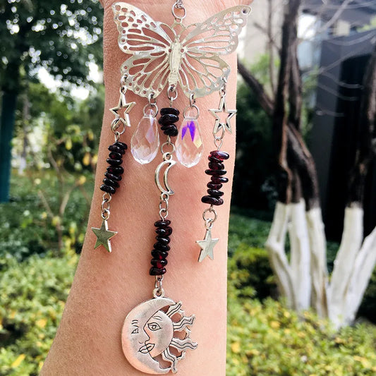 🦋 Garnet Butterfly Sun Catcher 🦋