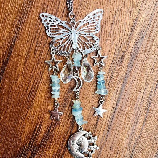 🦋 Aquamarine Butterfly Sun Catcher 🦋