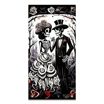 💀🖤 90*180cm Halloween Skull Banner 🖤💀
